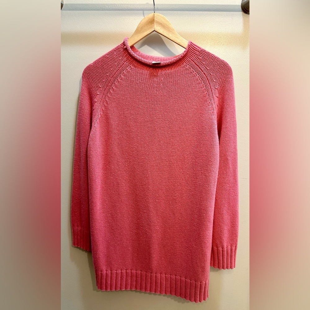 Real Clothes 75% Silk 25% Cashmere Pink Knit Sweater XL Lightweight Luxury